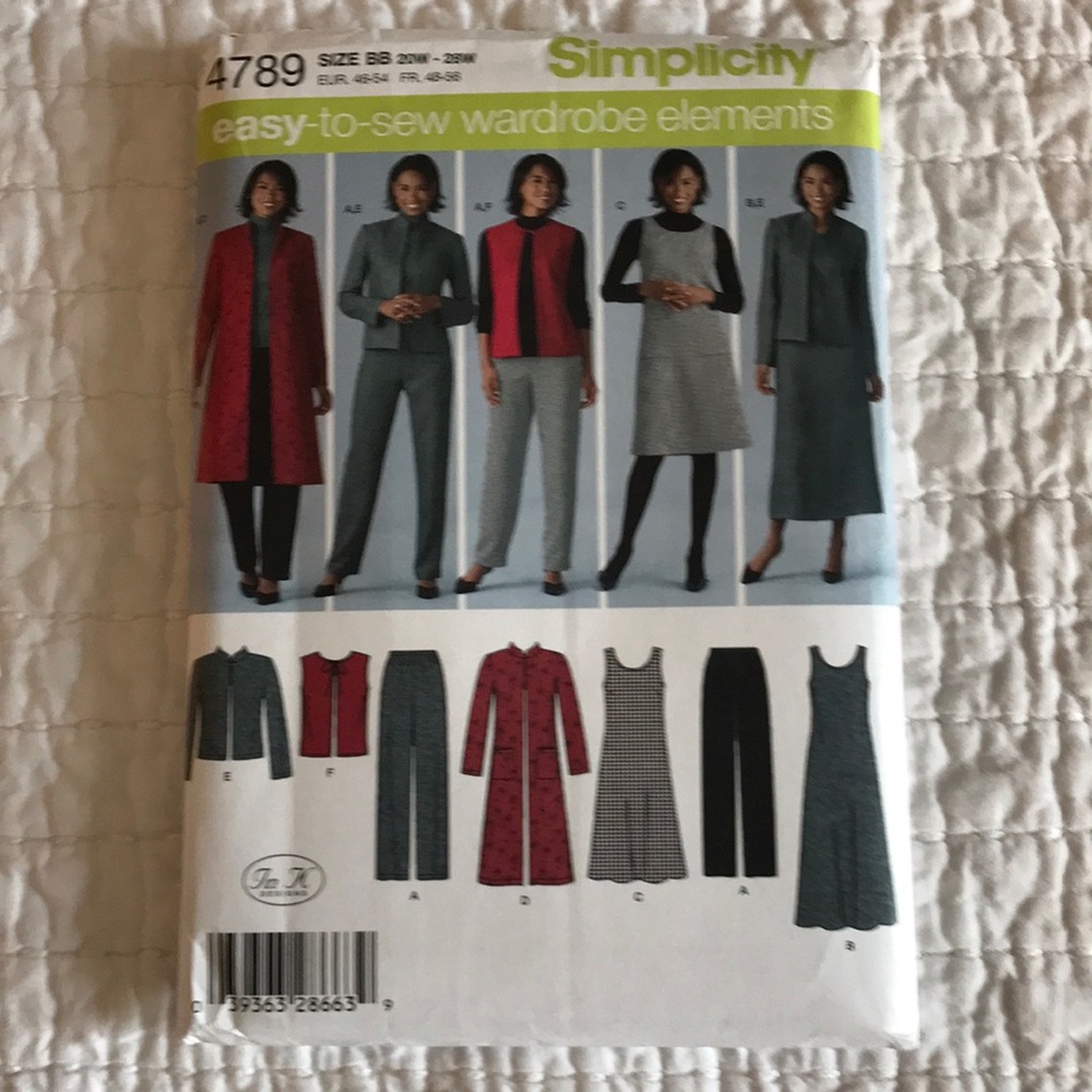 Simplicity pattern -never opened